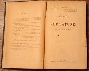 Week5-Henri de Lubac-Robert Gotcher-Surnaturel